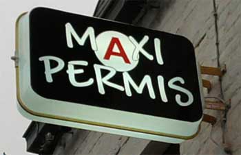 Enseigne Maxi Permis Fourmies